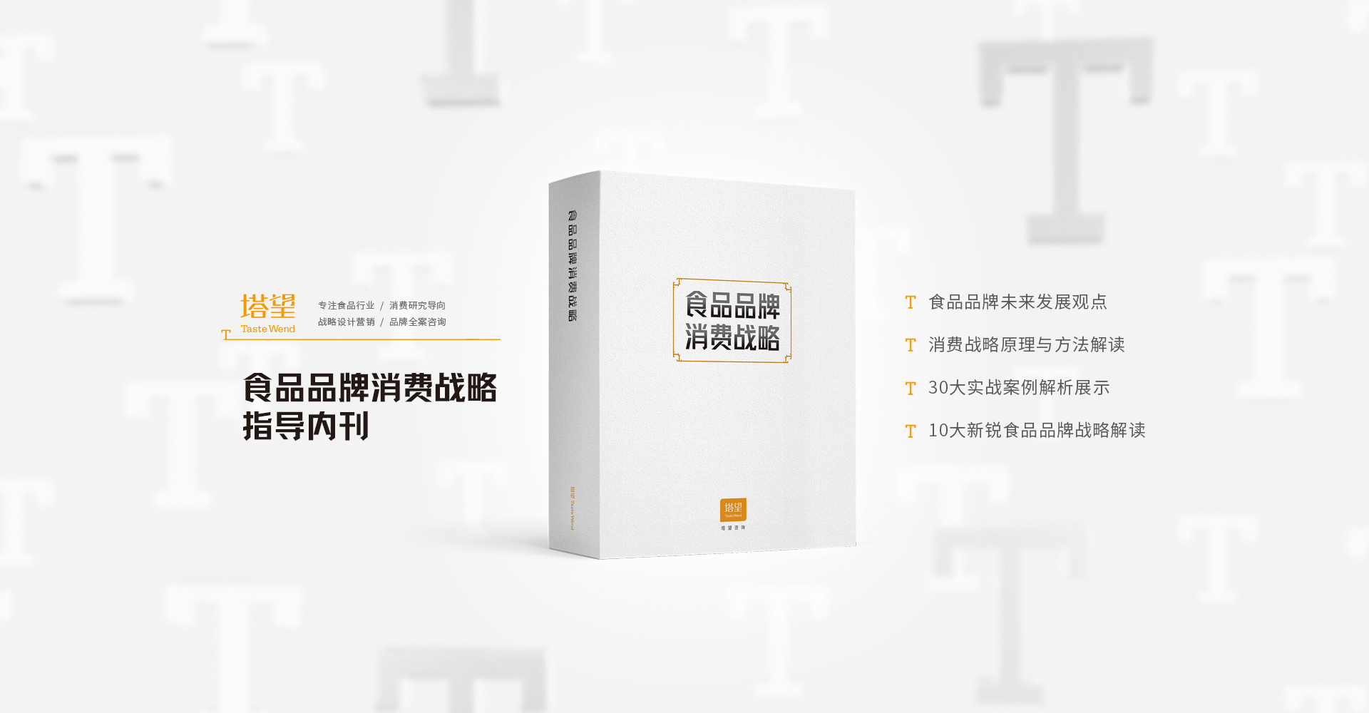 隆重发布食品品牌消费战略指导内刊